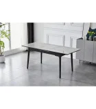 Ceramic table TM-89 calacatta marble black order